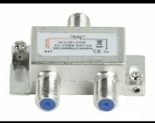 TV Aerial & Satellite LNB Signal F Combiner / Splitter SKY Freeview
