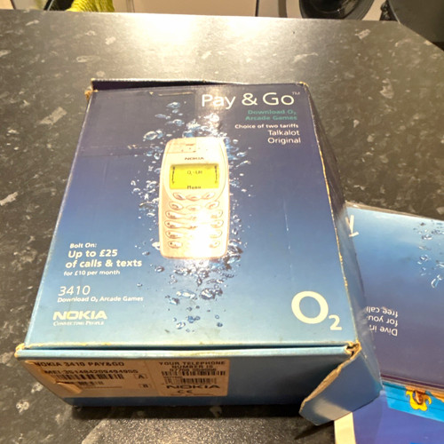 Nokia 3410 silver - bar, mobile