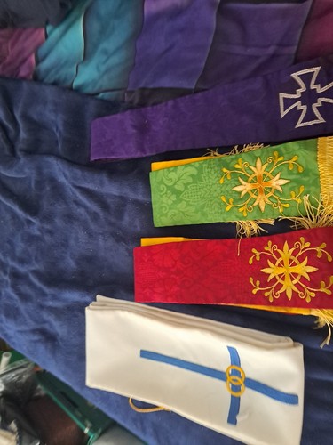 Vintage priest stoles set - priest,