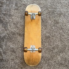 Blank Skateboard Decks Wooden Unfinished Skateboard Amber Wheels Full Size