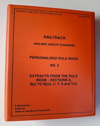 Railtrack personalised - railtrack,