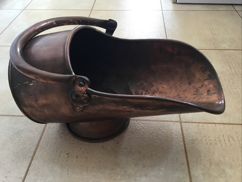 Coal scuttle victorian - coal, antique