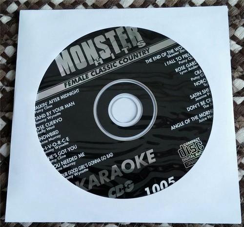 Monster hits karaoke cdg discs - hits,