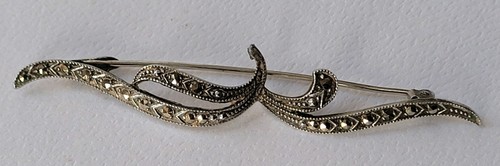 Vintage marcasite art - vintage, bar