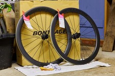 Bontrager Aeolus Elite 50 Carbon Wheelset 700c disc road GOOD COND aero wheel