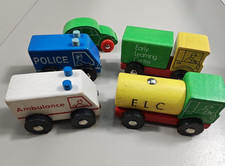 ELC Wooden Toy Vehicles Bundle