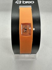 Breo fashion sports quartz watch L0319-0710 3ATM orange silicone new battery