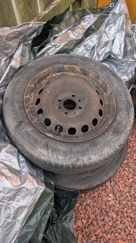 Fiat 500 inch steel wheel - 500, 14"