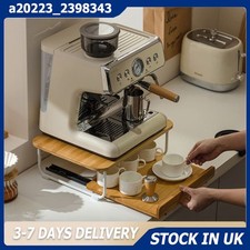 Bamboo Coffee Machine Stand