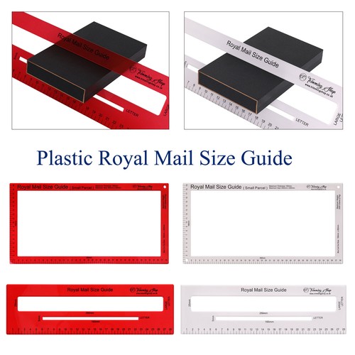 Red royal mail size guide - red,