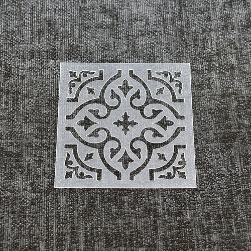 Tile stencil design - stencil,