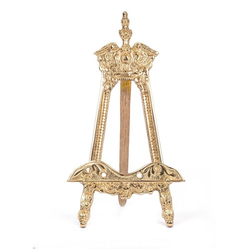 Brass gold easel - gold, display