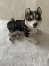Husky Sled Dog Pup By HotAnt Garden Home Decor Collectible Dog Figurine