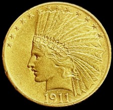1911 GOLD USA $10 DOLLAR