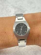 Fossil Ladies  Quartz Watch FS 2606 Silver Tone  Bracelet SMALL WRIST Classic P6