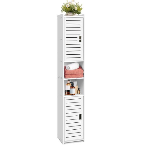 Tall bathroom cupboard white - tall,