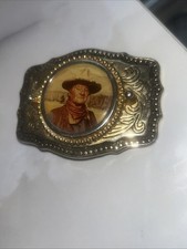 JOHN WAYNE BELT BUCKLE VTG