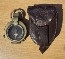 British officer's Verners Pattern Mark VII compass, World War I In Case.