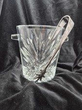 Vintage Cut Crystal Ice Bucket