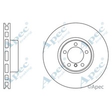 2x Brake Discs Vented For BMW
