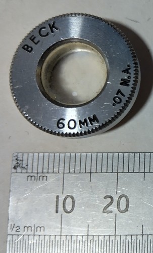 Lens microscope beck uk 60mm - beck,