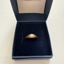 Elizabeth Duke 9ct Carat Gold Hallmark 375 Ring Size Small C7 Boxed