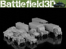 British & Commonwealth WW2 Vehicles (Wheeled) 1/72 20mm Resin