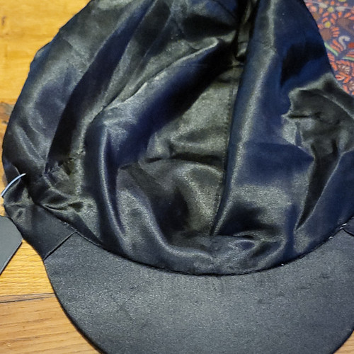 Satin silks riding hat - silks,