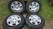 SET 4x FORD Ranger 17" ALLOY WHEELS &  265 65 17 TYRES 4x4 silver 