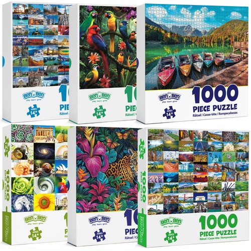 Pack 1000 pieces jigsaw - 6,