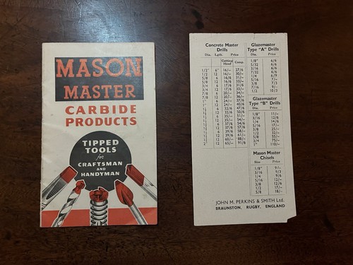 1950s mason master carbide - 1950s,