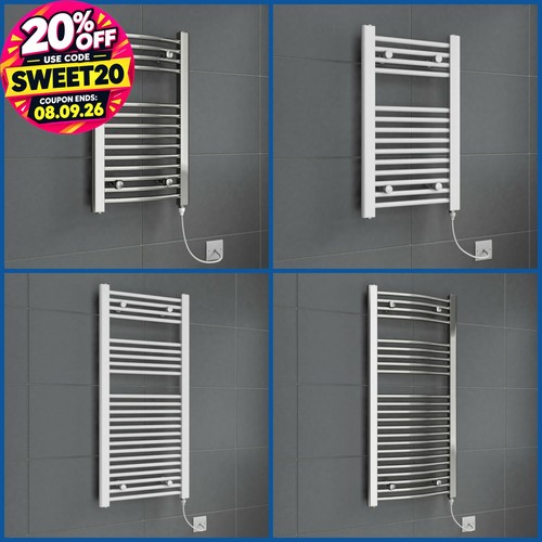 Chrome white heated - white, rail