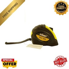 Rolson 50535 5 m x 19 mm Tape Measure Pack of 1, Yellow & Black