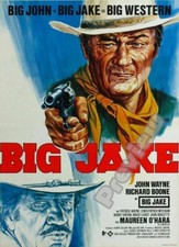 Big Jake John Wayne Cult Western Vinatge Cinema Print Poster Wall Picture A4 +