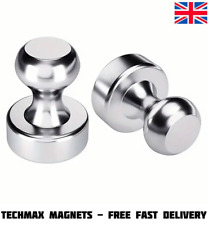 Small & Large NEODYMIUM MAGNETS SKITTLES Notice Board Fridge Magnet PUSH PINS