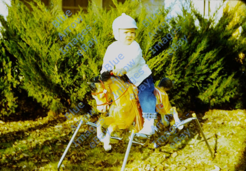 1961 35mm slide toddler - 1961, boy