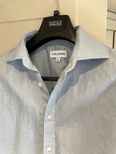 Lewin linen shirt - tm, sky