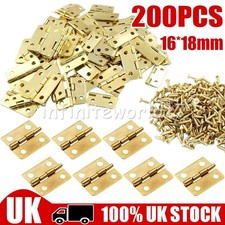 200pcs Small Mini Metal Hinges