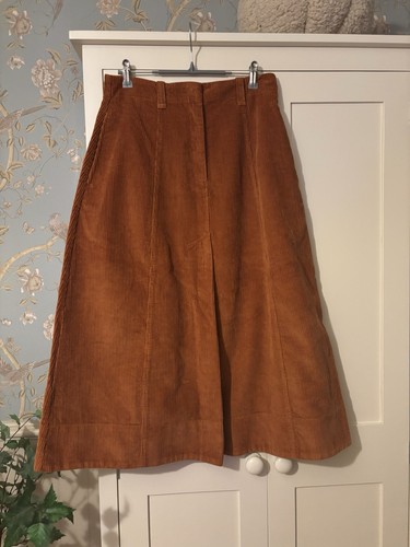 Toast cord line skirt ginger - cord,