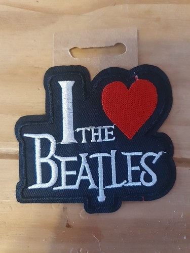 Beatles badge patch - i, love