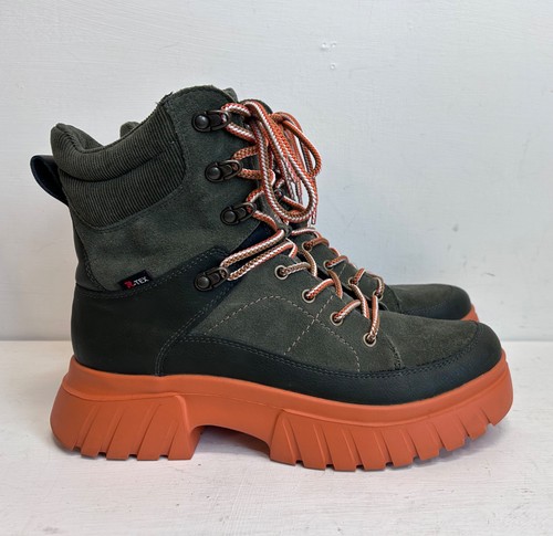 Reiker green leather - green,