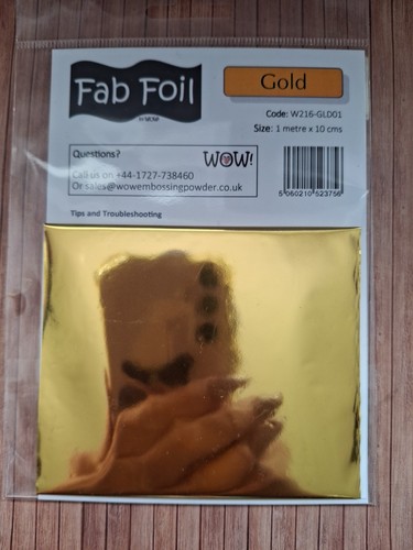 Wow fab foil - wow!, 1m
