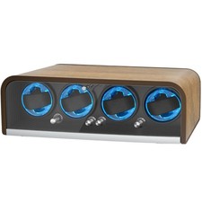 Watch Winder for 4 Automatic Watches, with Super Quiet Motor Walnut