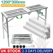 Folding Work Platform Bench