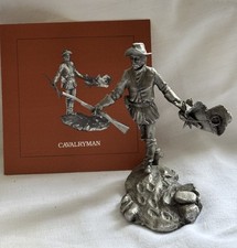 CAVALRYMAN Pewter Figurine