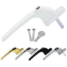 2 x uPVC Universal Window Handle Locking Espag Double Glazing Fast Shipping UK?