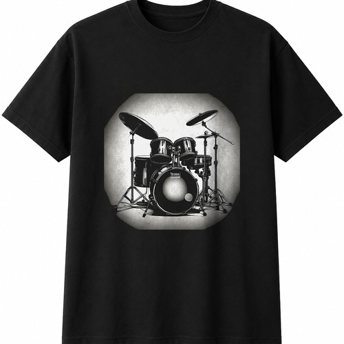 Drum kit charcoal retro - kit,