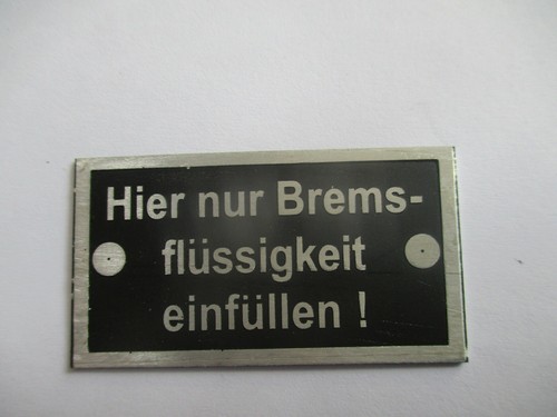 Nameplate sign bmw r75 - sign,