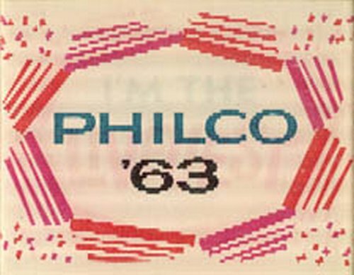 1963 philco television - philco,