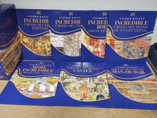 Stephen Biesty Incredible Cross-Section 6 Book Set NEW Slip Cased Gift
